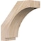 Ekena Millwork 5 1/2"W x 14"D x 14"H Imperial Smooth Knee Brace, Douglas Fir BRC06X14X14IMP00SDF - alternate 1